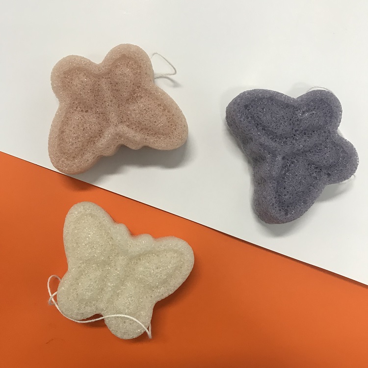 Butterfly konjac sponge