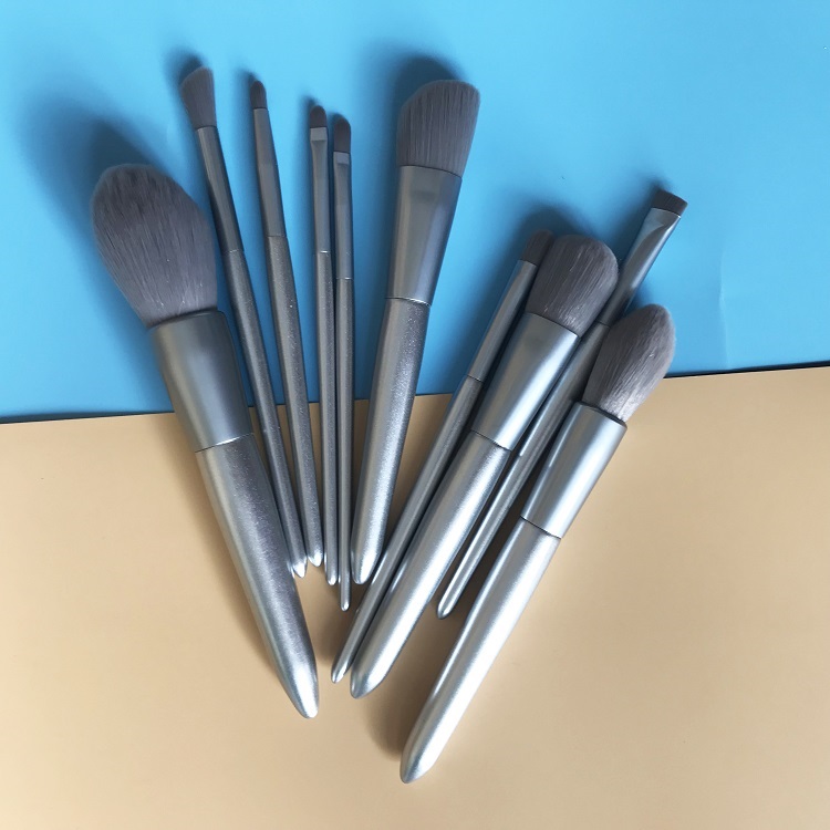 9pc makeup brush set